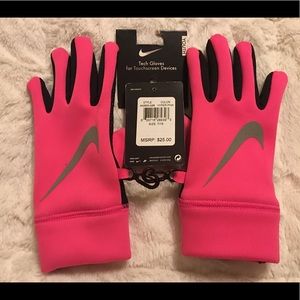 Nike tech gloves, Youth, size 7/16.  Worn once.